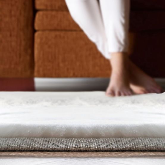 Seidenteppich Rabbit - Ziegelrot