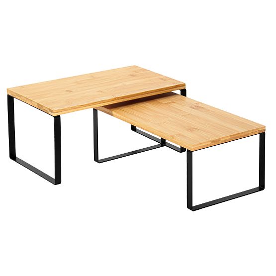 Set aus 2 Bambusregalen GINGER