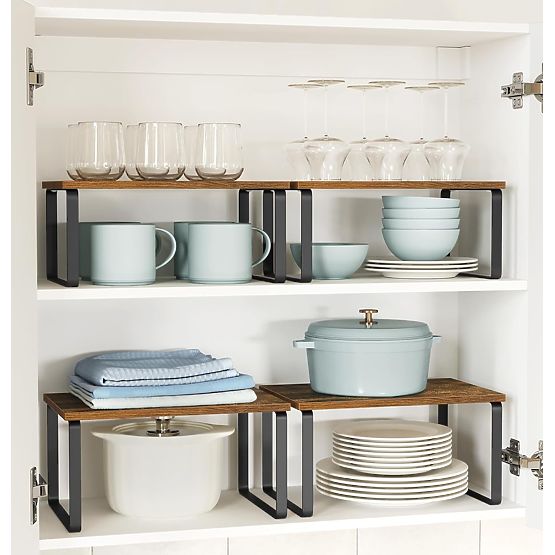 Set aus 2 Bambusregalen GINGER RUSTIC