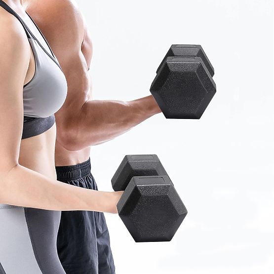 Set aus 2 Hanteln OLIMP Hanteln 2x5 kg