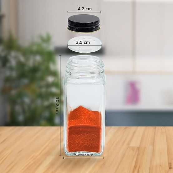 Set aus 24 Gewürzgläsern BAKER