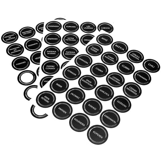 Set aus 24 Gewürzgläsern BAKER
