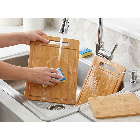 Set aus 3 Bambus-Schneidebrettern TAVOLA