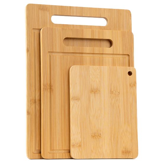 Set aus 3 Bambus-Schneidebrettern TAVOLA
