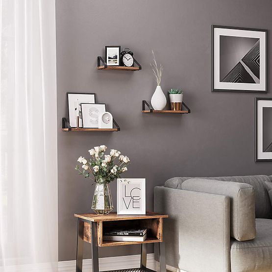 Set aus 3 Loftregalen SIRIN schwarz