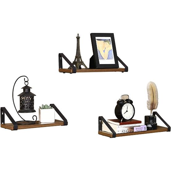 Set aus 3 Loftregalen SIRIN schwarz