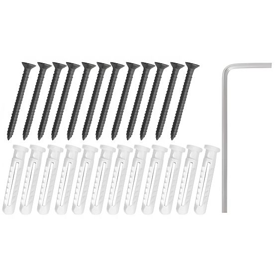 Set aus 3 Loftregalen SIRIN schwarz