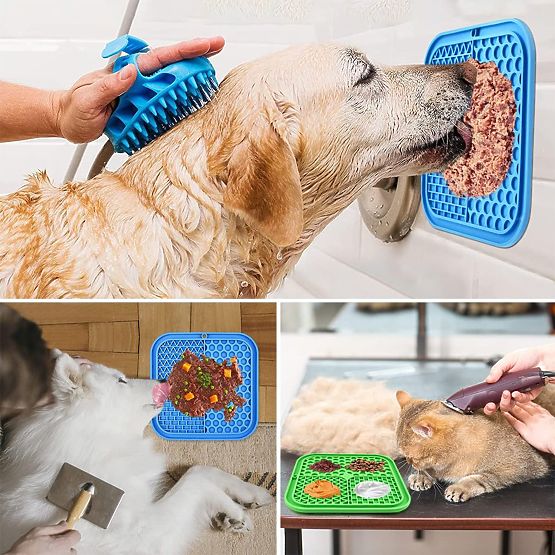 Set aus Anti-Stress Lick Mat PJ-038