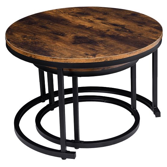 Set aus zwei Loft-Tischen Galen Rustic