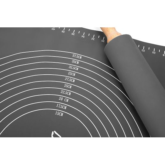 Silikon-Arbeitsplatte SELMA graphit 70x50 cm