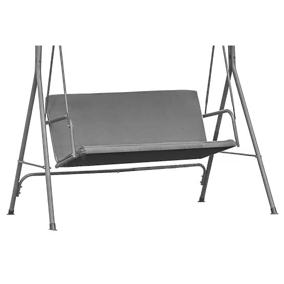 Sitzkissen für Gartenschaukel 120 x 93 cm grau ModernHome