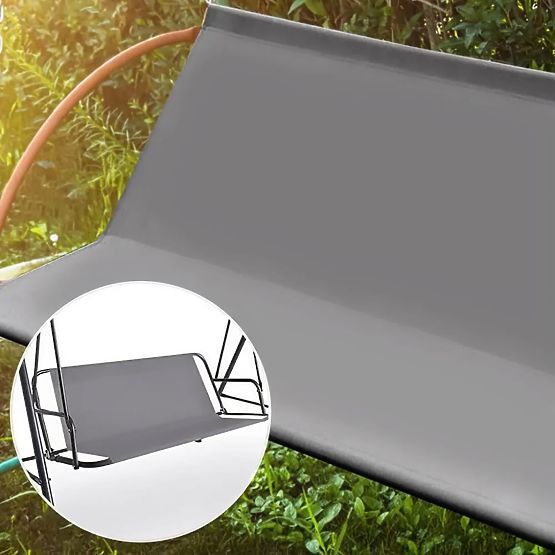 Sitzkissen für Gartenschaukel 120 x 93 cm grau ModernHome