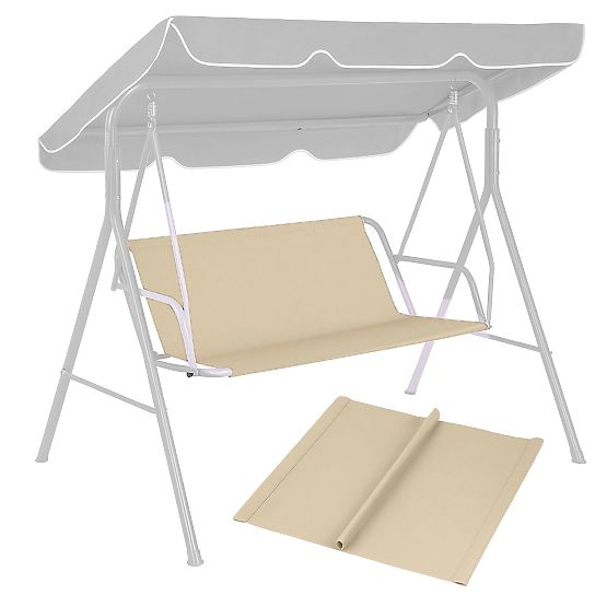 Sitzkissen für Gartenschaukel 127x100 cm beige MultiGarden