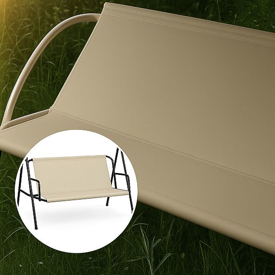 Sitzkissen für Gartenschaukel 127x100 cm beige MultiGarden