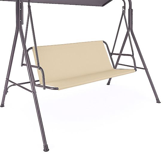 Sitzkissen für Gartenschaukel 127x100 cm beige MultiGarden