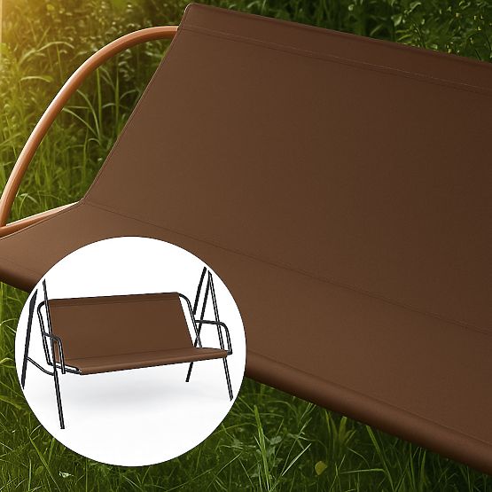 Sitzkissen für Gartenschaukel 127x100 cm braun MultiGarden