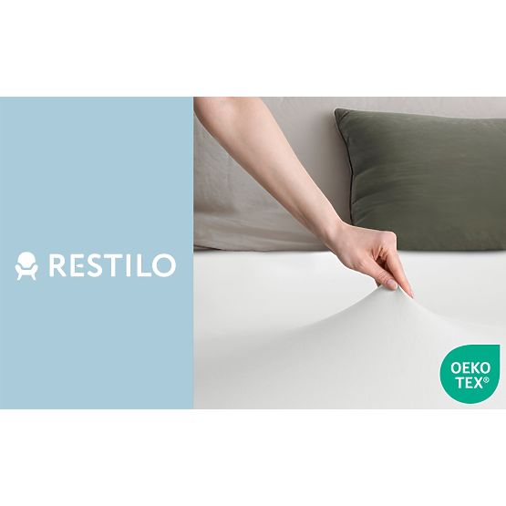 Spannbettlaken AMBER Farbe Weiß klassischer Stil Material Jersey 220-240x220 DecoKing