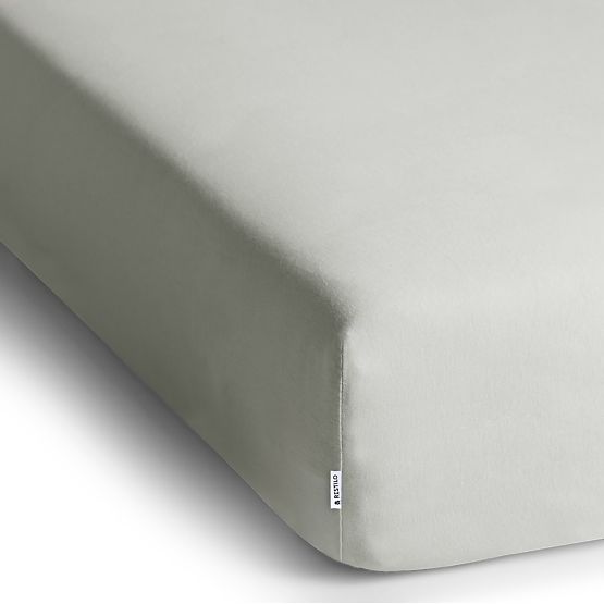 Spannbettlaken AMBER Farbe Weiß klassischer Stil Material Jersey 80-90x200 DecoKing