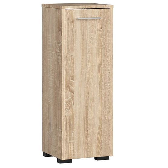 STEHENDER BADEZIMMERSCHRANK FIN S30 1D EICHE SONOMA