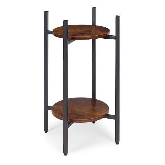 Stehender Blumenständer, Dekoration mit 2 Ebenen im Loft-Stil von ModernHome