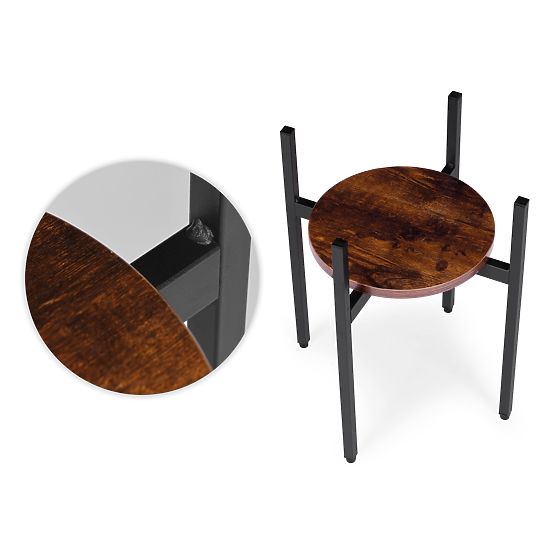 Stehender Pflanzenständer Blumenständer Dekoration Loft ModernHome