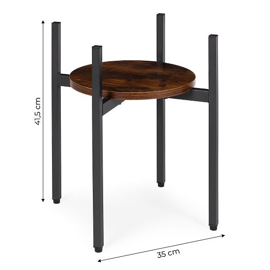 Stehender Pflanzenständer Blumenständer Dekoration Loft ModernHome