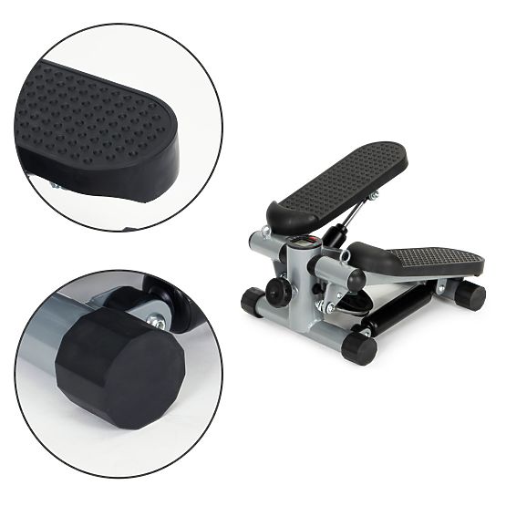 Stepper mit Expandern für Fitnessübungen mit Zähler