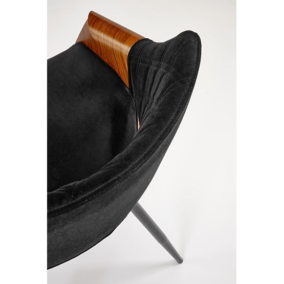 Stuhl K586, Nussbaum / Schwarz (1p=1 Stk)