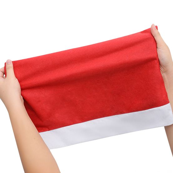 Stuhlhussen in Form einer Weihnachtsmannmütze 6 Stk.