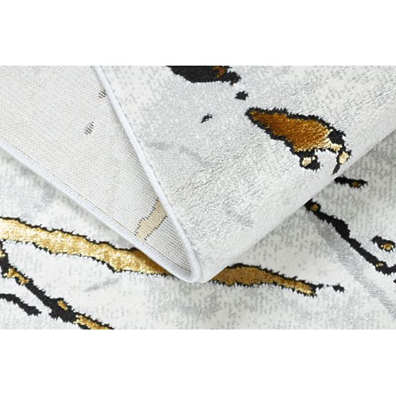 Teppich ALLURE 1963 Marmor - Strukturiert, stilvoll, glamourös Weiß / Gold