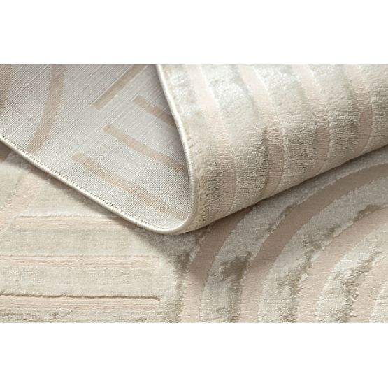 Teppich BALANCE 1918 taupe - Geometrisch, strukturell, glamourös