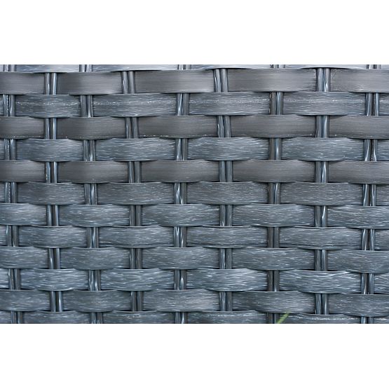 Terrassenstuhl aus Technorattan MODERNO grau