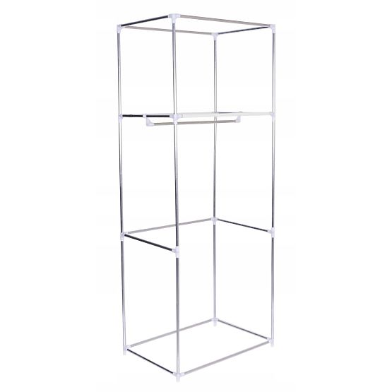 Textilschrank mit Regal Fela - beige