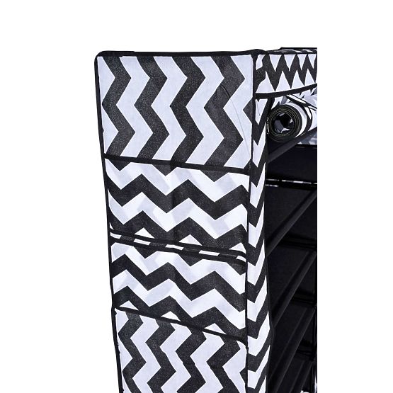 Textilschuhschrank Gabi - Zebra