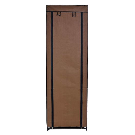 Textilschuhschrank Lea - dunkelbraun
