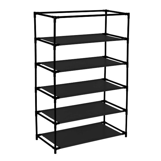 Textilschuhschrank Mona dunkelbraun