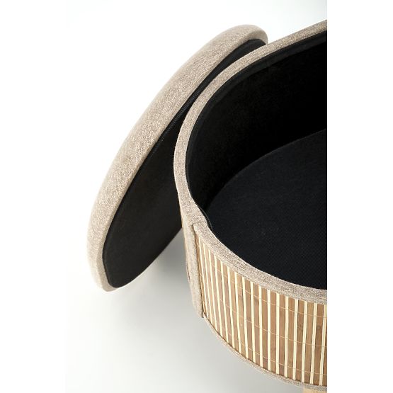 TICO Set aus 2 Hockern mit Stauraum, Beige