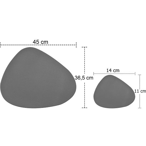 Tischset TRIVAL GREY