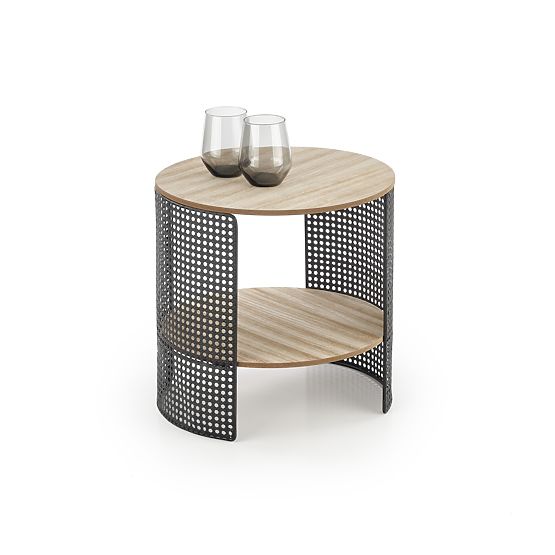 TRAFICA Couchtisch natur/schwarz