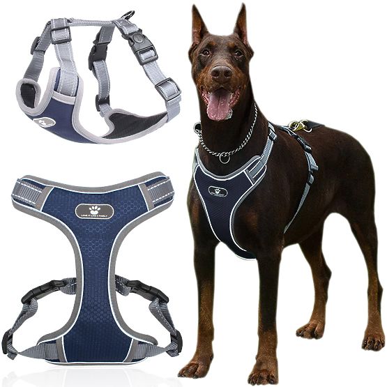 Trainingsgeschirr für Hunde ASTRO marineblau Größe XL