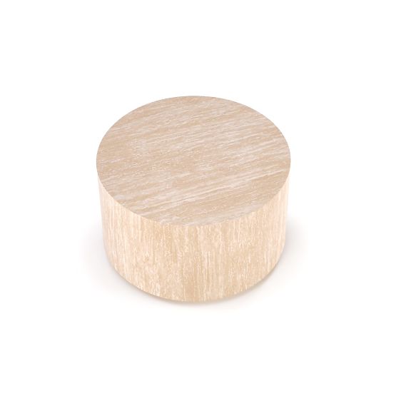 TRAVERTINO RUNDER Couchtisch, Travertin