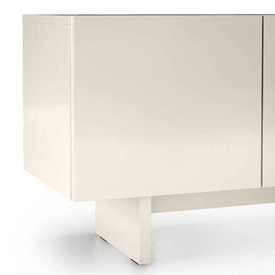 TV-Schrank Glim, kaschmirfarben, glänzend