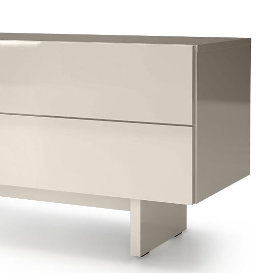 TV-Schrank Glim, kaschmirfarben, glänzend