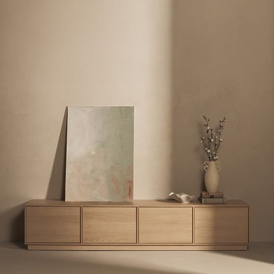 TV-Schrank Japandi Eiche Lindberg