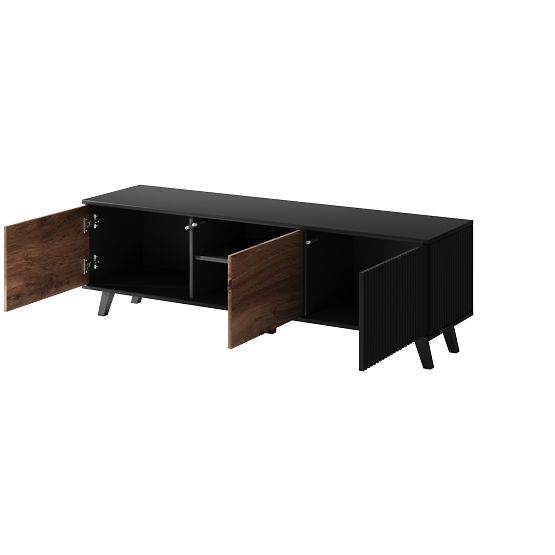 TV-Schrank RANDOM RTV-1 - Wotan Eiche/Schwarz