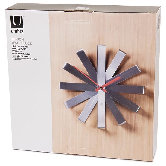 Uhr RIBBON Farbe Grau Umbra