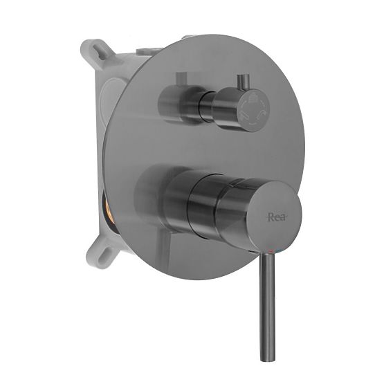 Unterputz-Badewannen- und Duschset Rea Lungo Titan + BOX