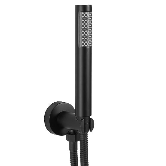 Unterputz-Duschset mit Thermostat LUNGO Schwarz + BOX