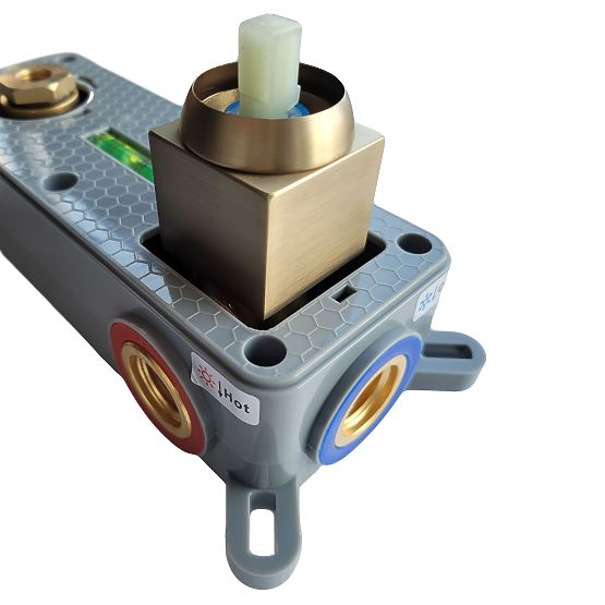 Unterputz-Waschtischarmatur REA Joe Gold Gebürstet