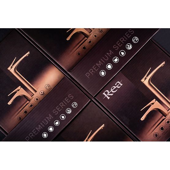 Unterputz-Waschtischarmatur REA Joe Gold Gebürstet